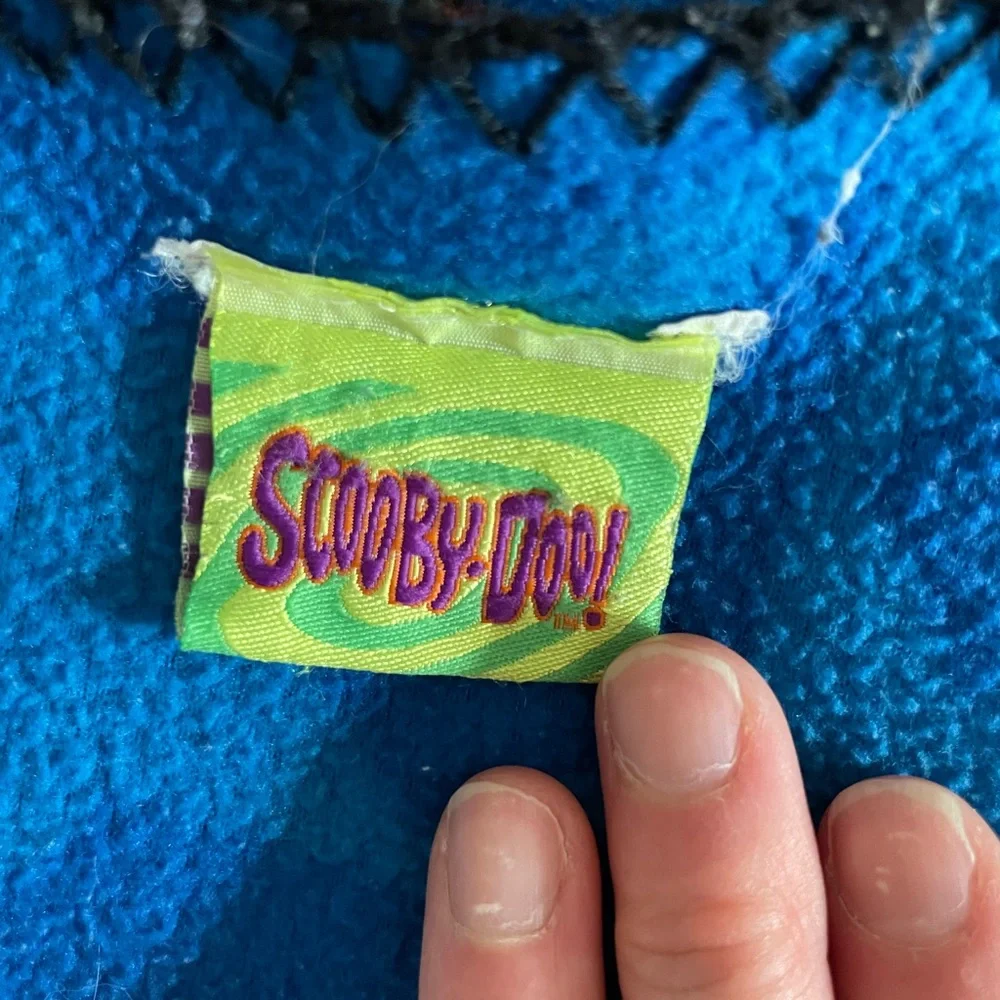 2000s Scooby-Doo Fleece Throw Blanket 63 x 45 Vintage Hanna-Barbera